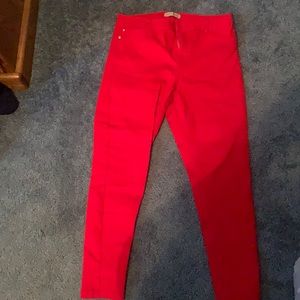 Bright Red Women’s Jeans size 12